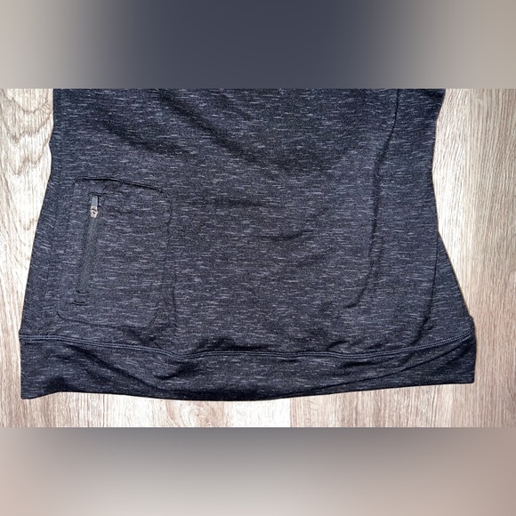 Kyodan Womens Top Athletic Sweatshirt Medium Black Cowl Neck Thumb Hole Pockets - Picture 7 of 8